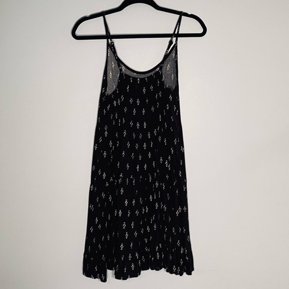 Xhilaration Minidress Black w/Print Size Women’s Medium - Picture 2 of 7